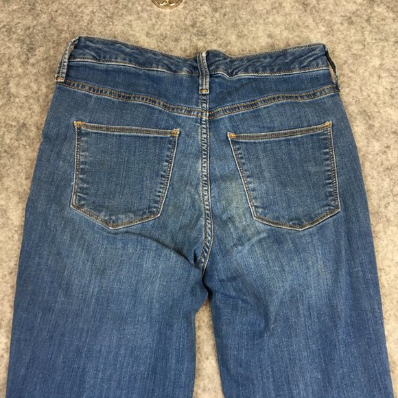 Universal Thread Jeans 6 28 High Rise Skinny Medium Wash Distressed Stretch Blue - Picture 11 of 15
